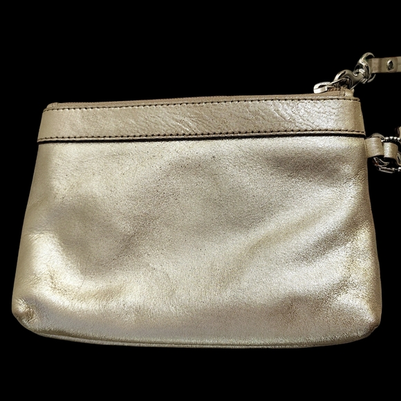Coach Metallic Wristlet - Picture 2 of 8